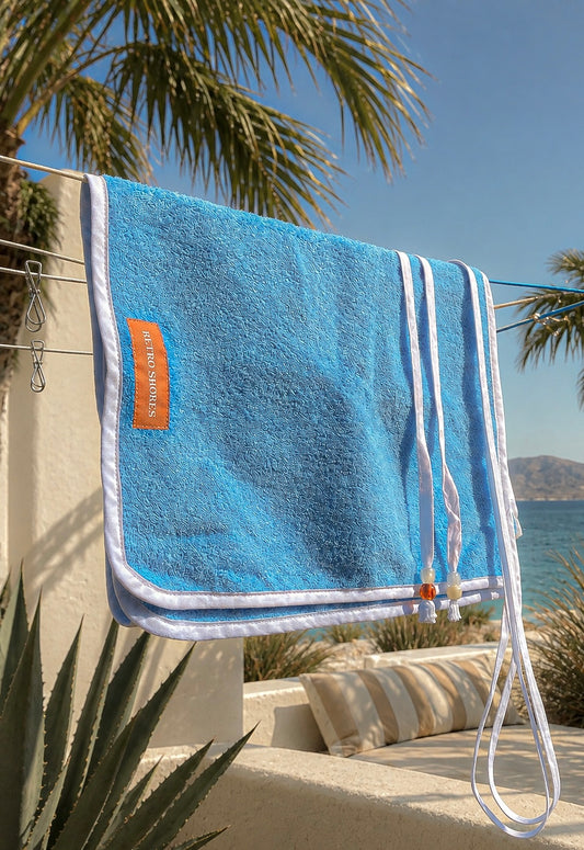 Towel Wrap Skirt - Ocean Blue (PRE-ORDER)